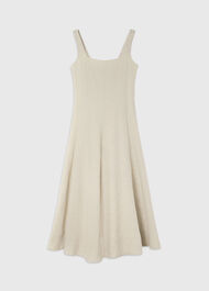 Fit and Flare Linen Dress