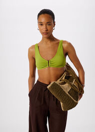 Textured Ring Bikini Top