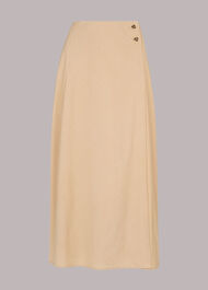 Izzy Poplin Midi Skirt