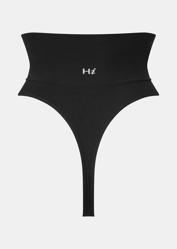 Black Heist Contour Seamless Thong