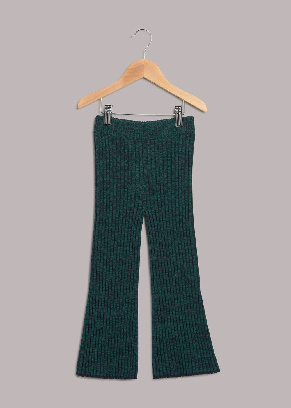 Rib Knit Marl Flare