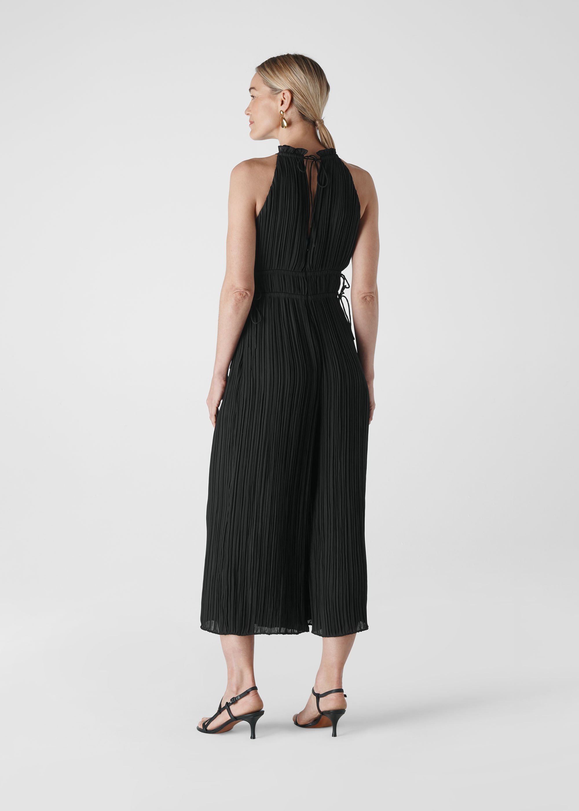 Plisse jumpsuits clearance