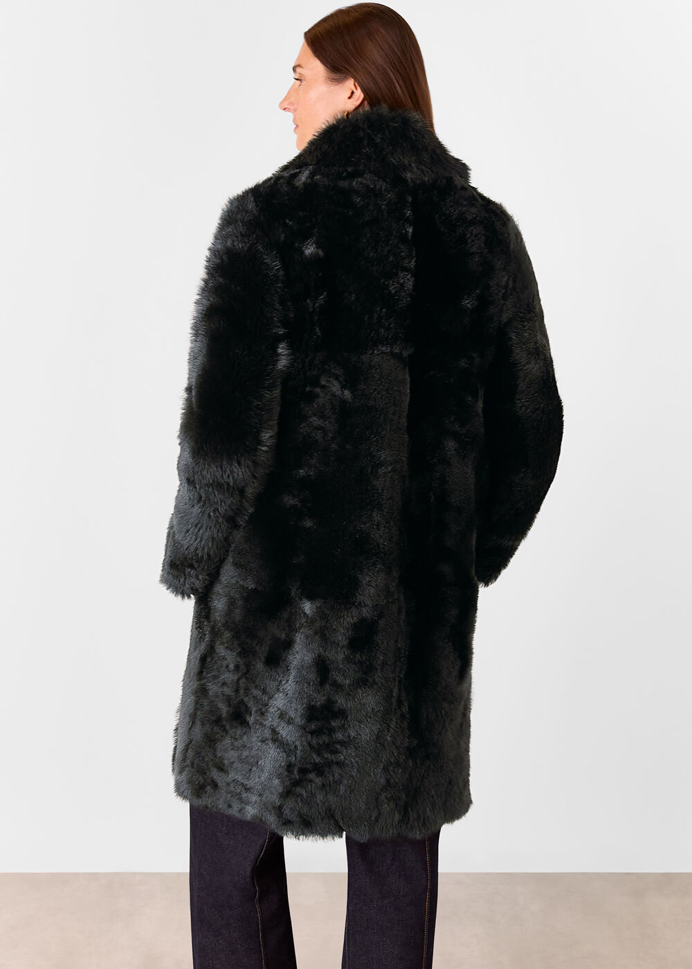 Odette Long Shearling Coat