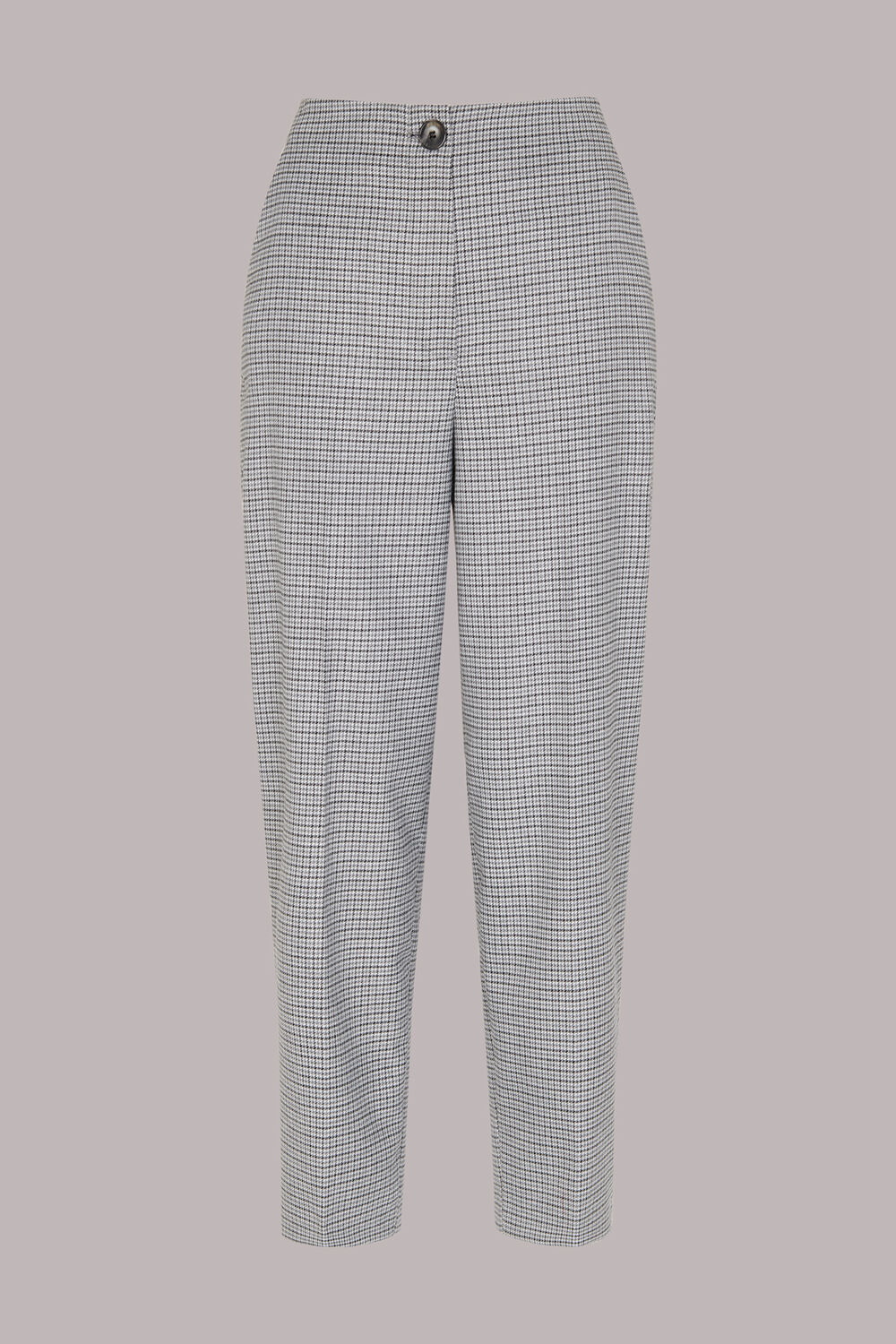 Lila Check Trouser