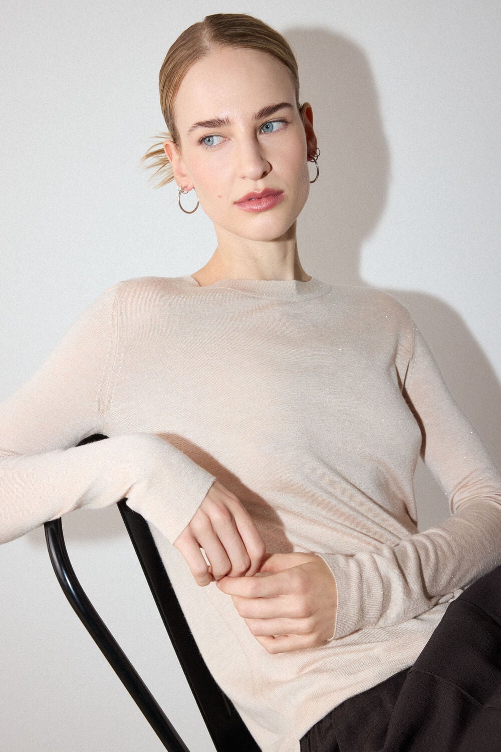 Neutral Annie Sparkle Crew Neck