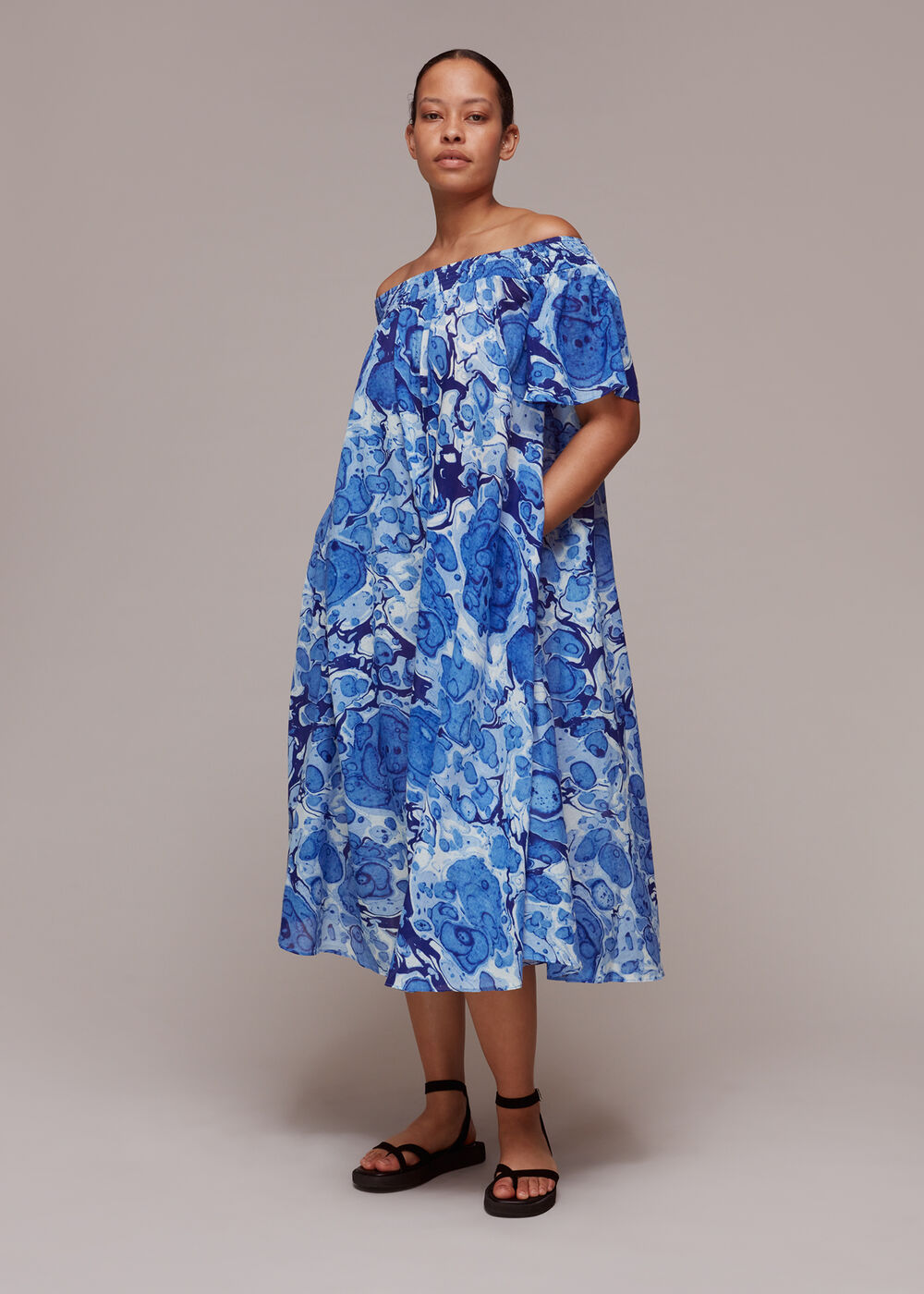blue dress for baby girl Susie Maxi Dress Beach Cover Up in Turquoise Pink Peacock
