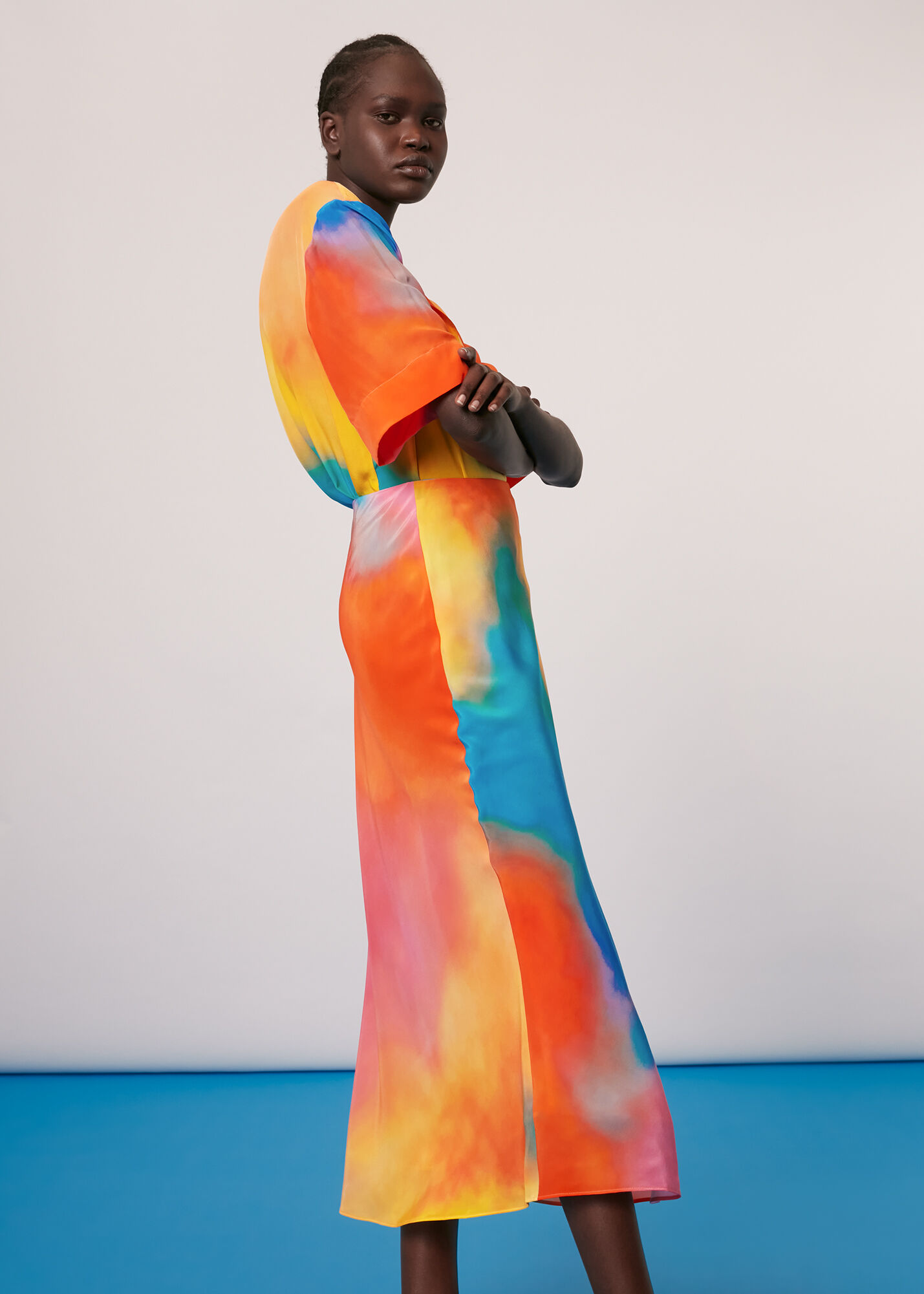Zara rainbow deals skirt