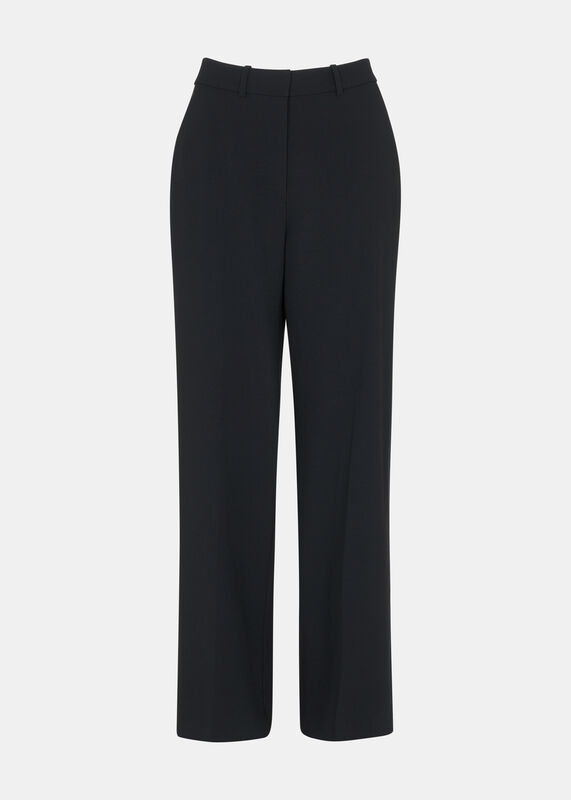 Black Amelie Wool Blend Pants 