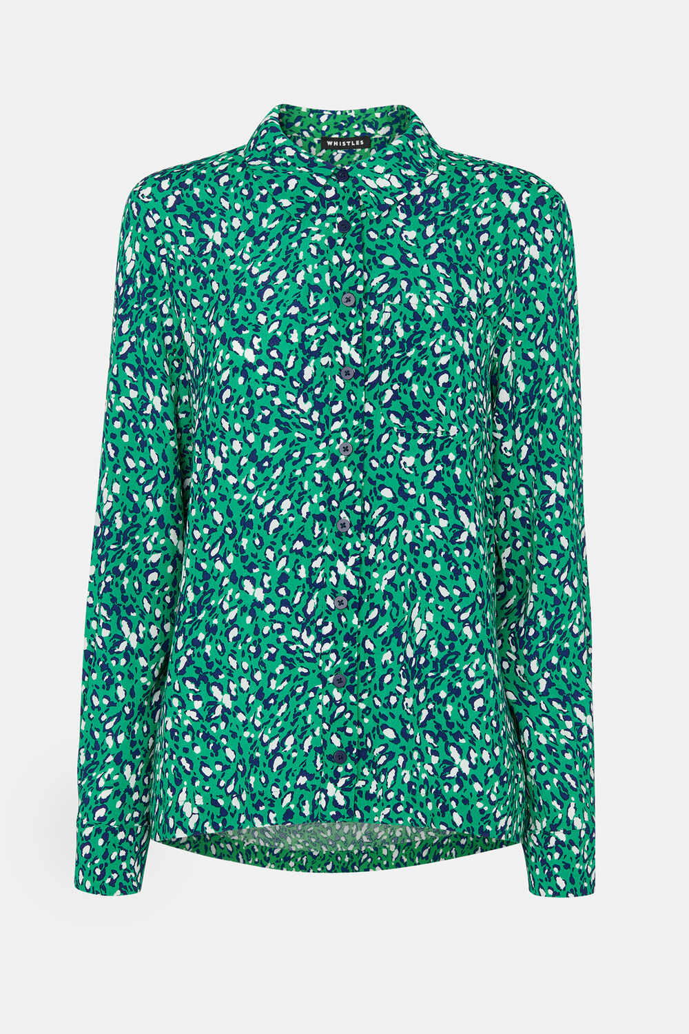 Flowing Leopard Print Shirt