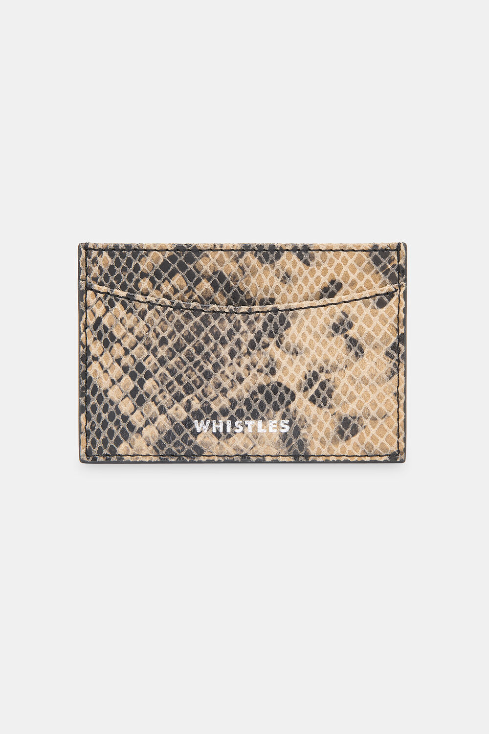 Snake Print Snake Card Holder