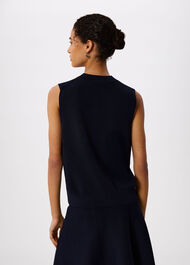 Round Neck Detail Tank