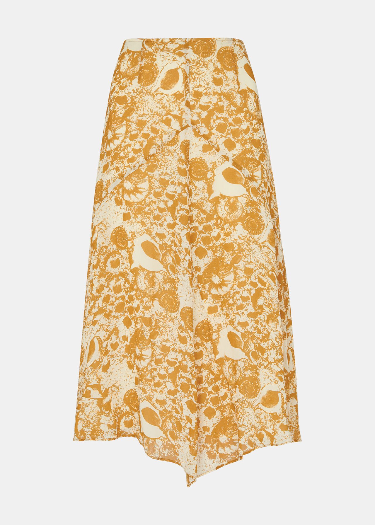 Seashore Print Skirt