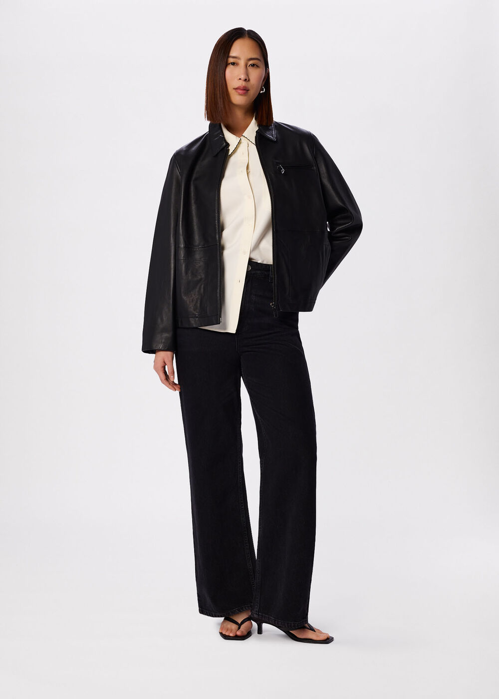 Embroidered Collar Shirt