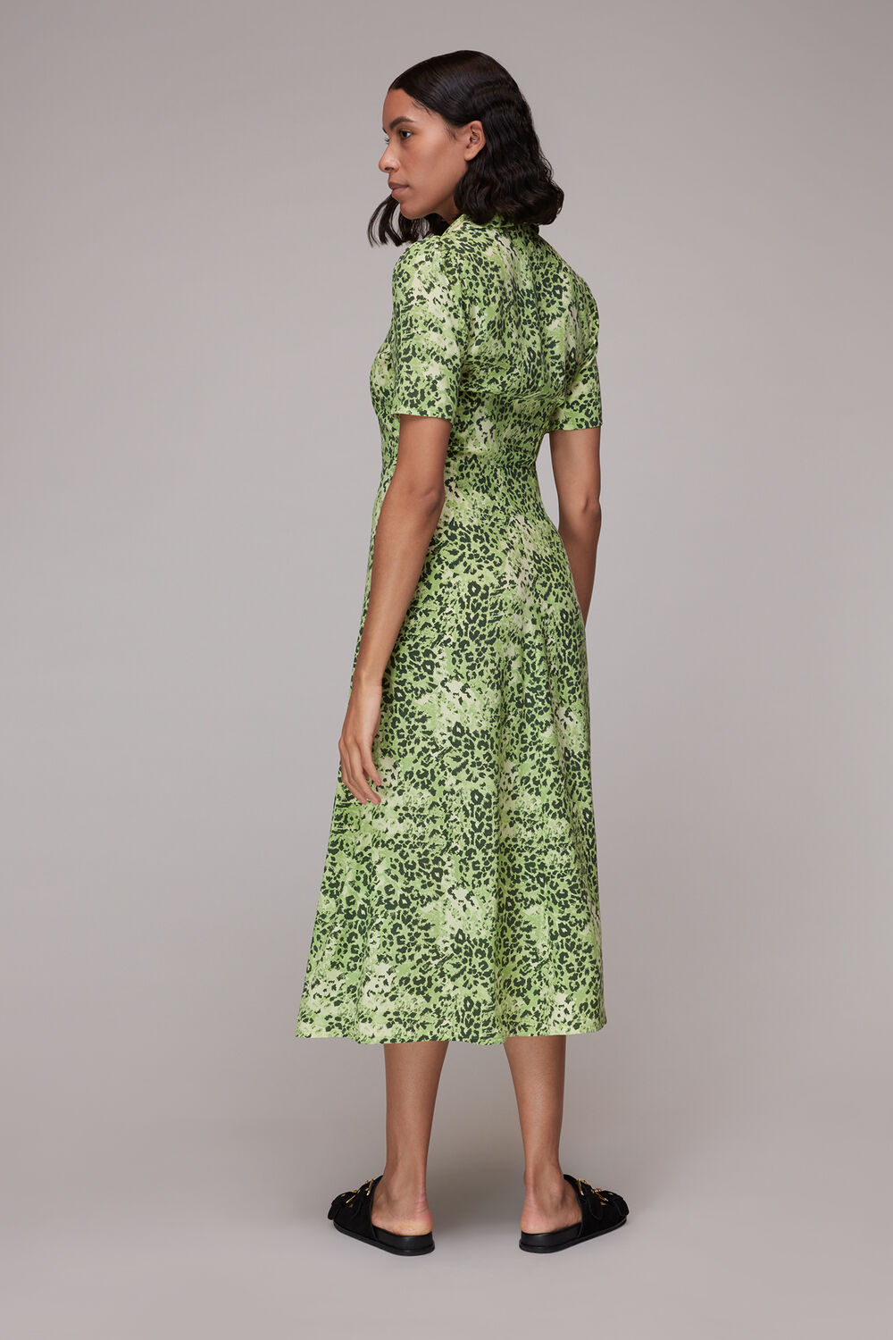 Rowan Hyena Spot Midi Dress