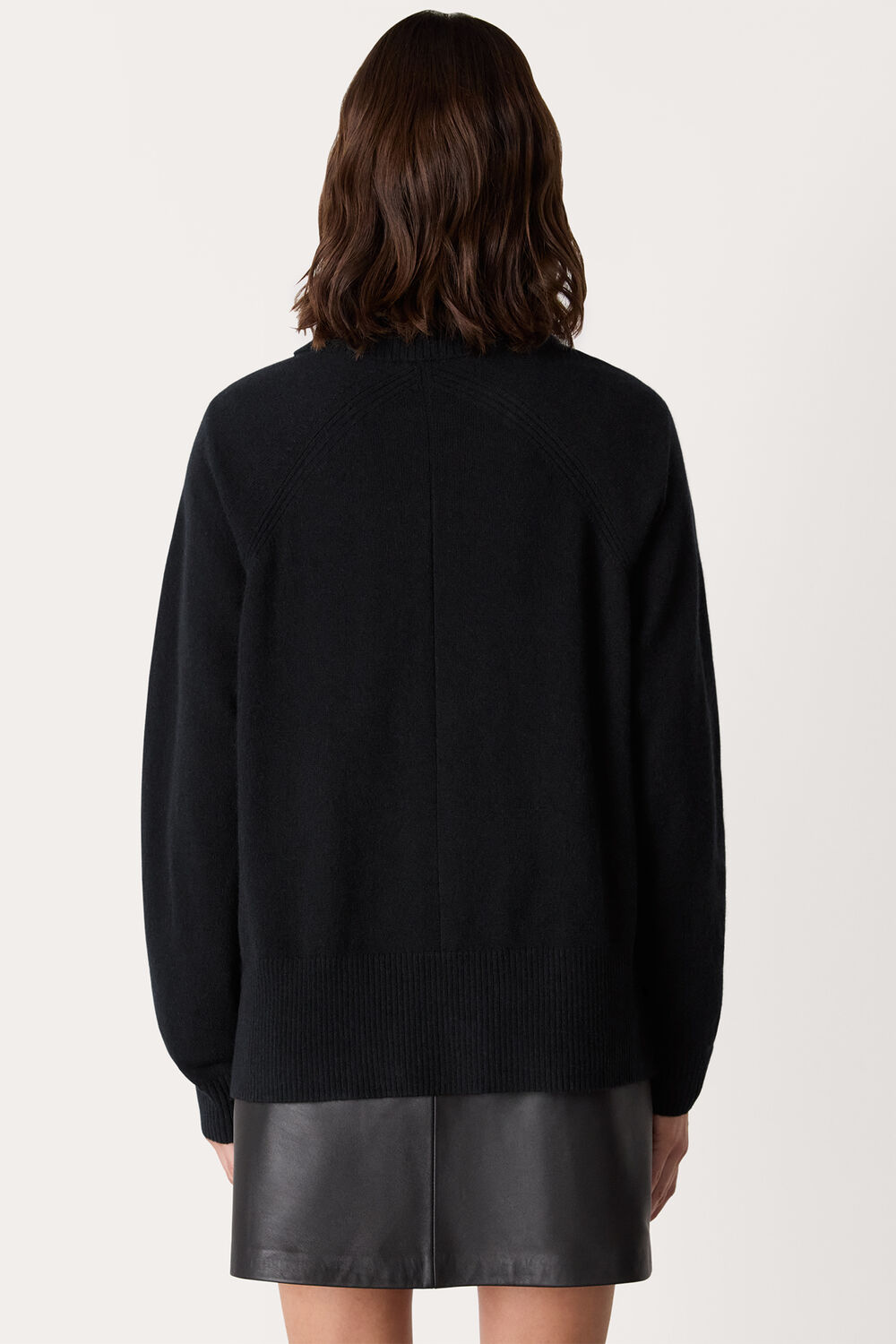 Black Cashmere Turtleneck Sweater