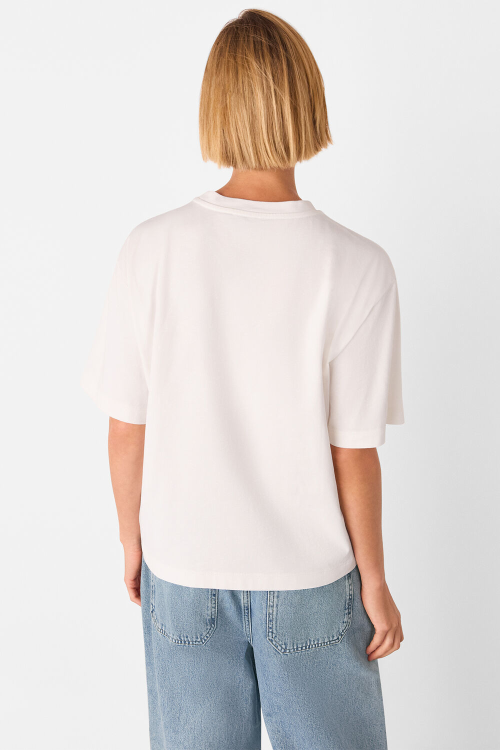Embroidered Cotton T-Shirt