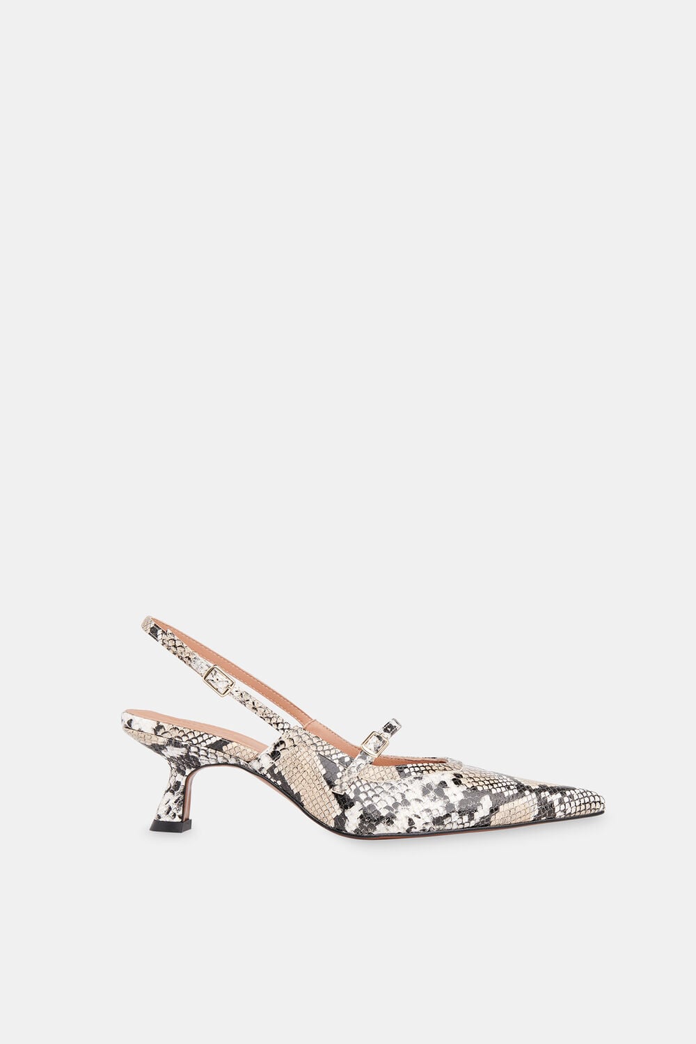 Nila Snake Slingback Heel