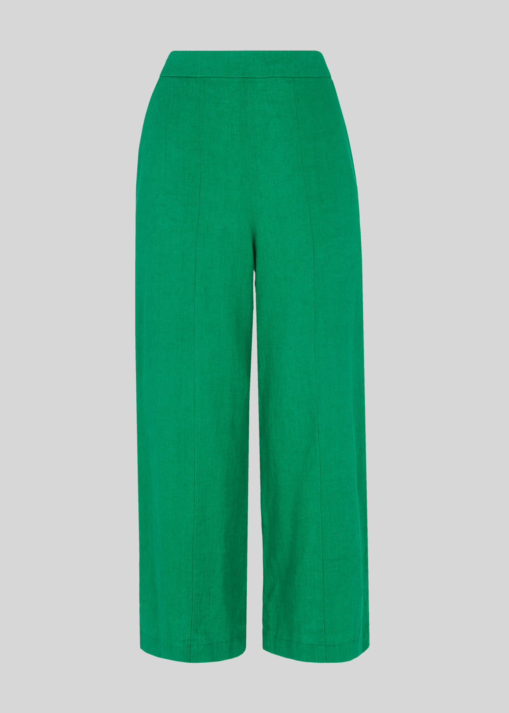 Linen Crop Wide Leg