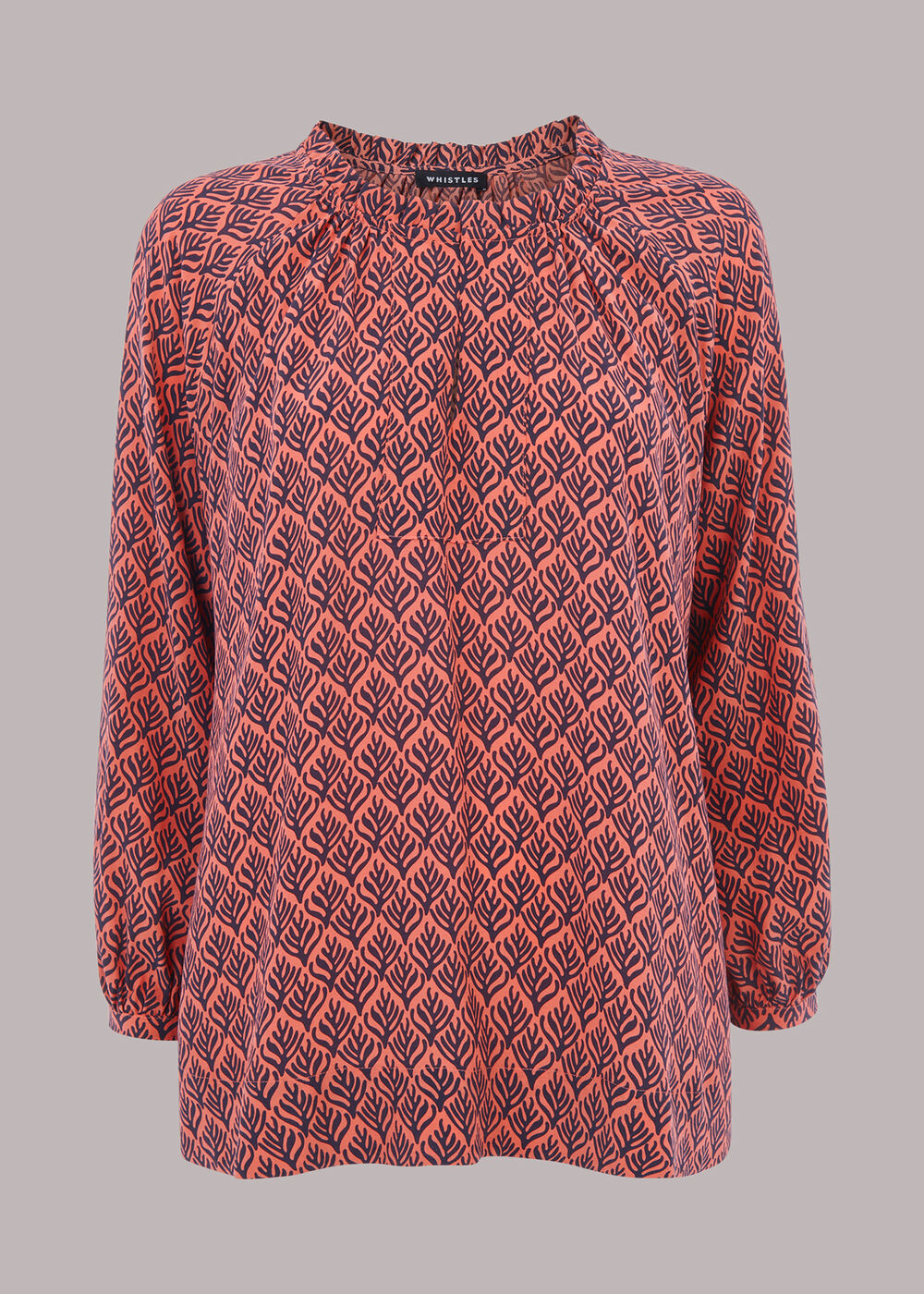Sea Tree Print Blouse