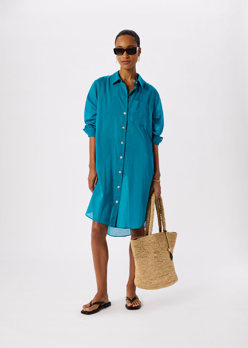 Tie Front Beach Dress