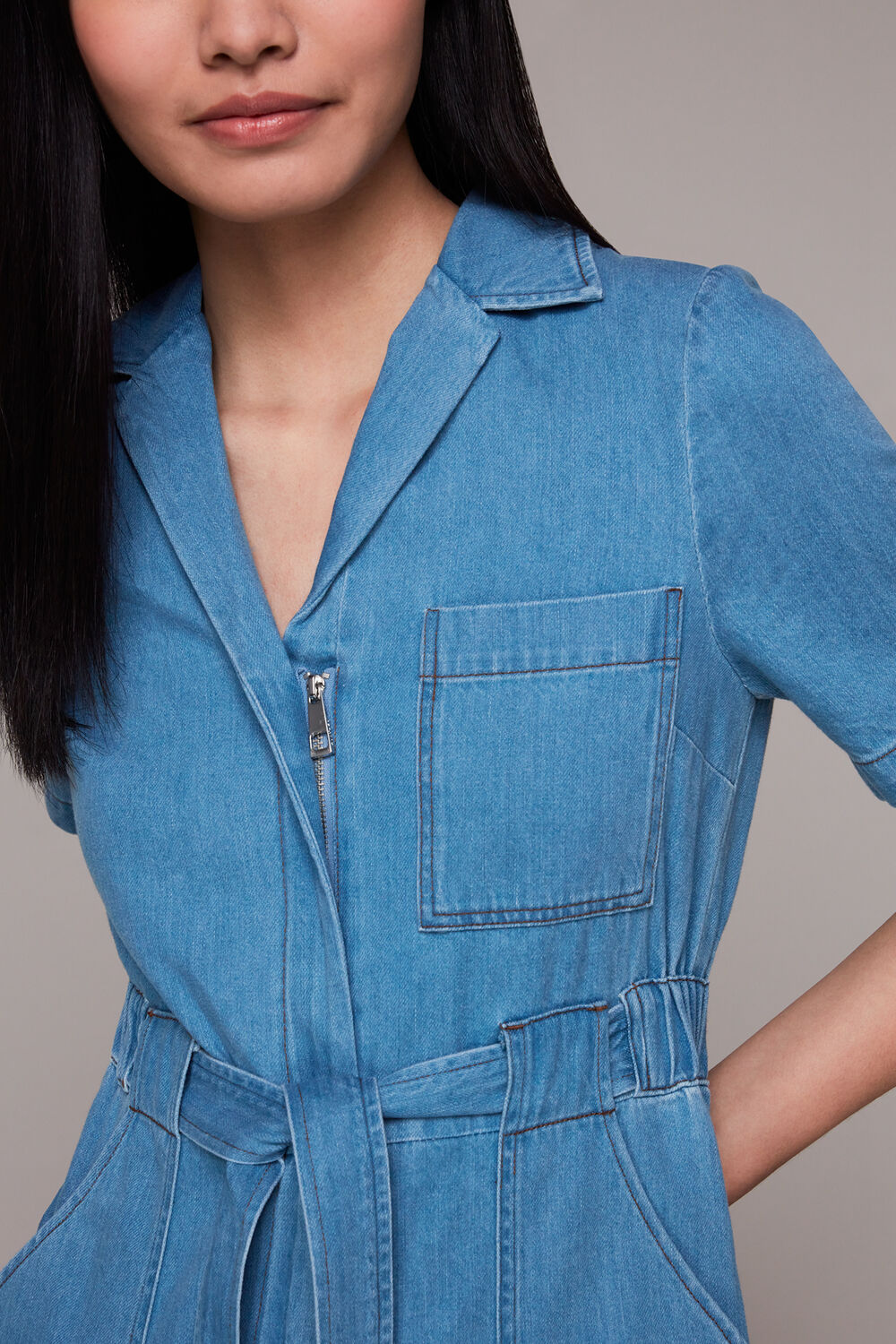 Ciara Denim Jumpsuit