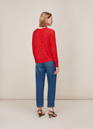 Relaxed Linen Mix Cardigan