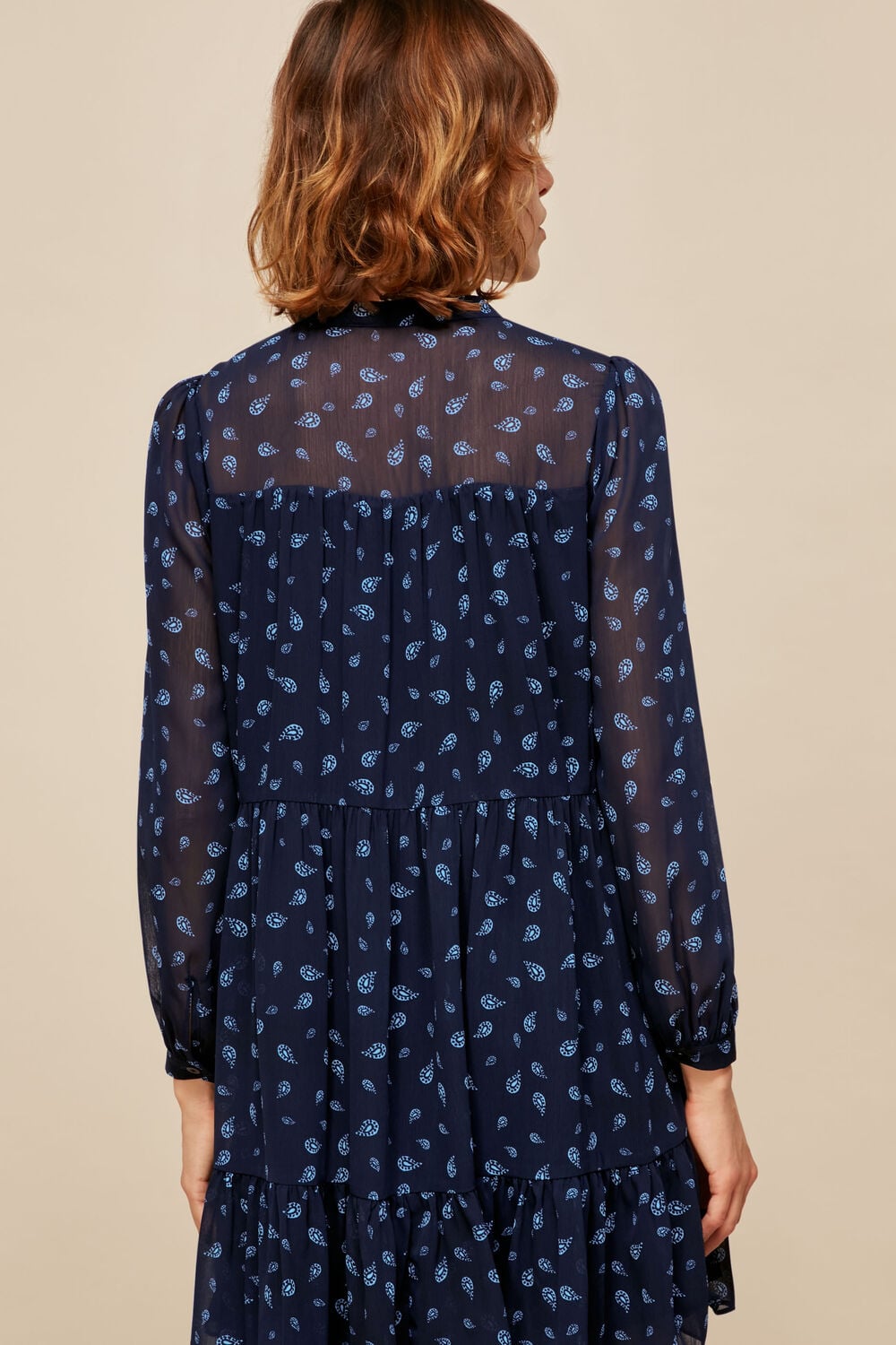 Paisley Printed Dress