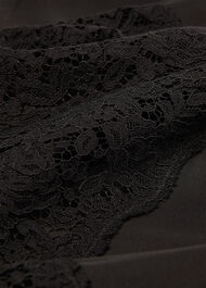 Lace Detail Satin Blouse