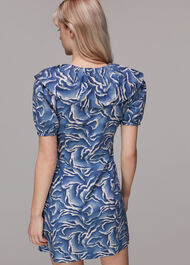 Watercolour Zebra Poplin Dress