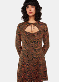 Optical Wiggle Mini Dress