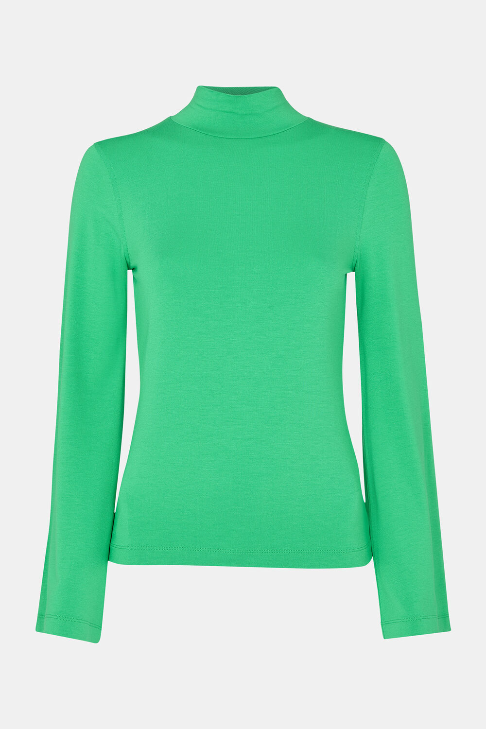 Wide Sleeve High Neck Top