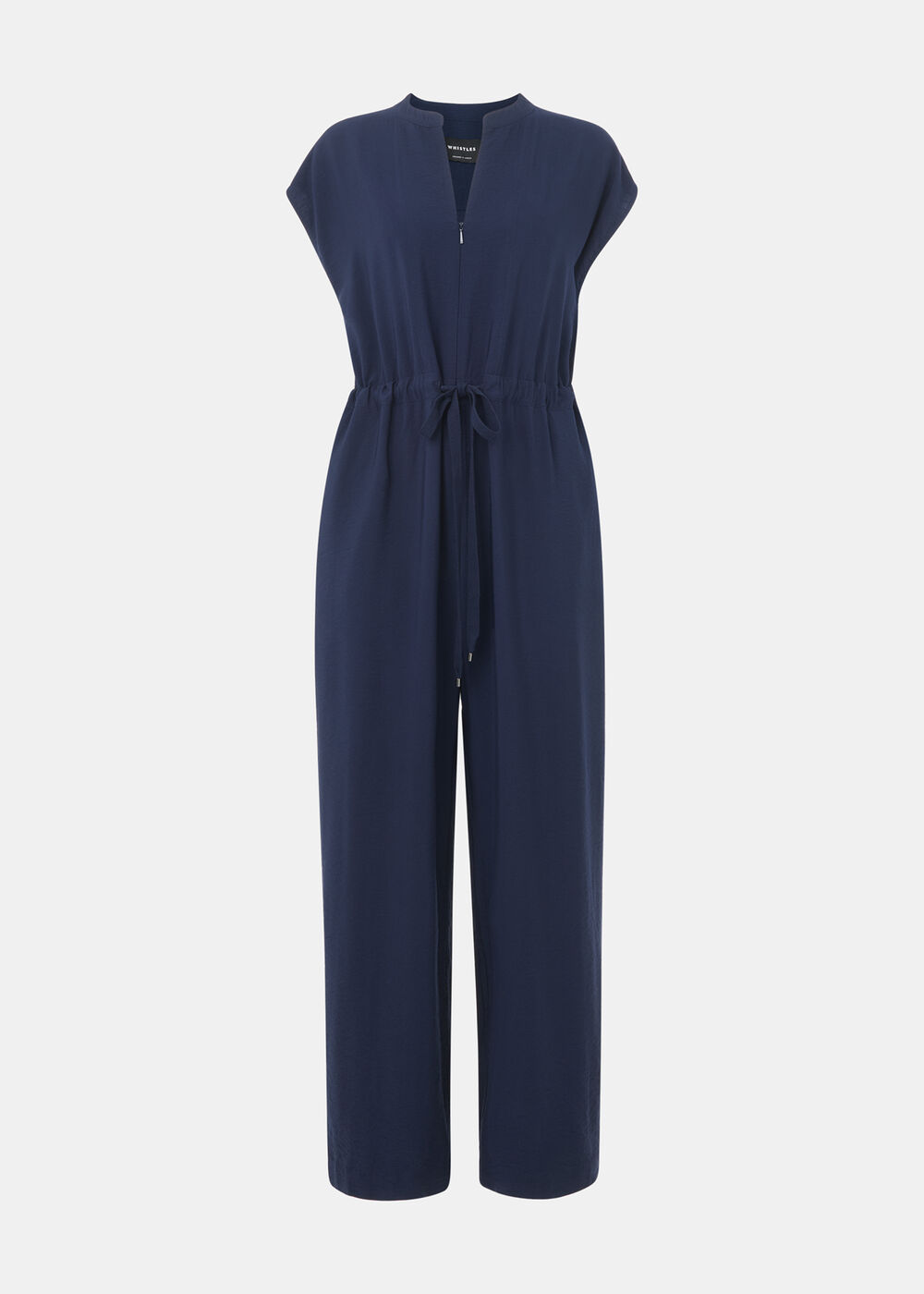 Sleeveless Drawstring Jumpsuit