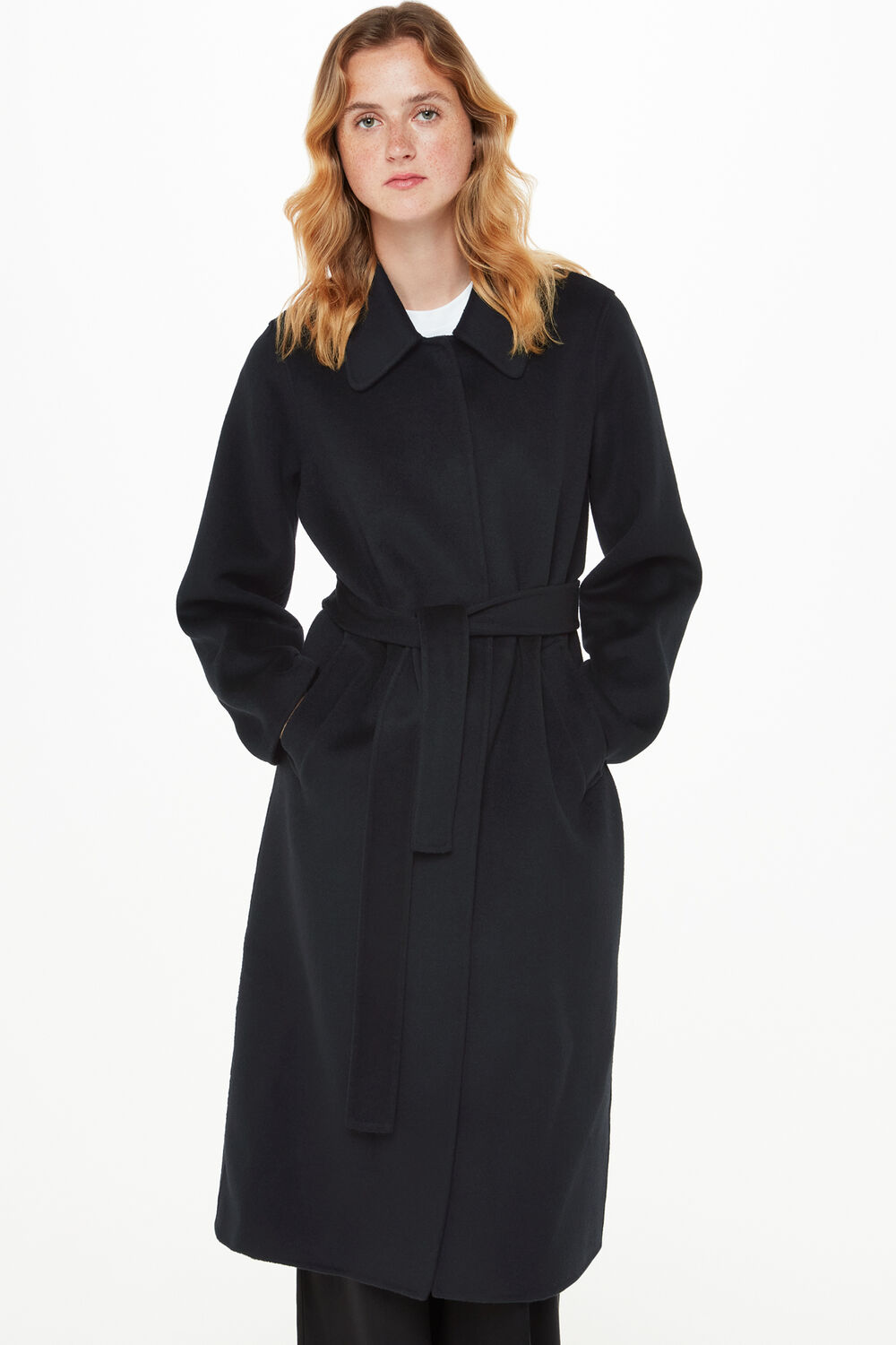 Nell Belted Doubled Faced Coat