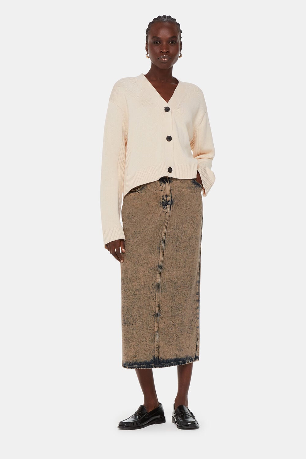 Nina Button Front Cardigan