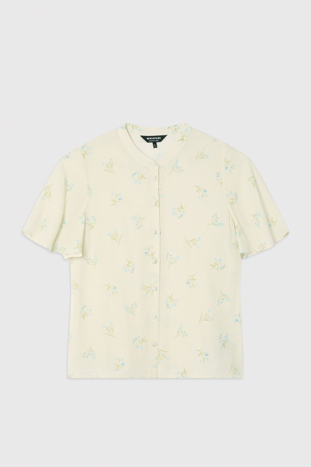Floral Button Front Shirt