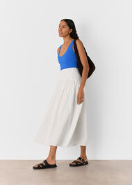Textured Side Ruched Swimsuit
