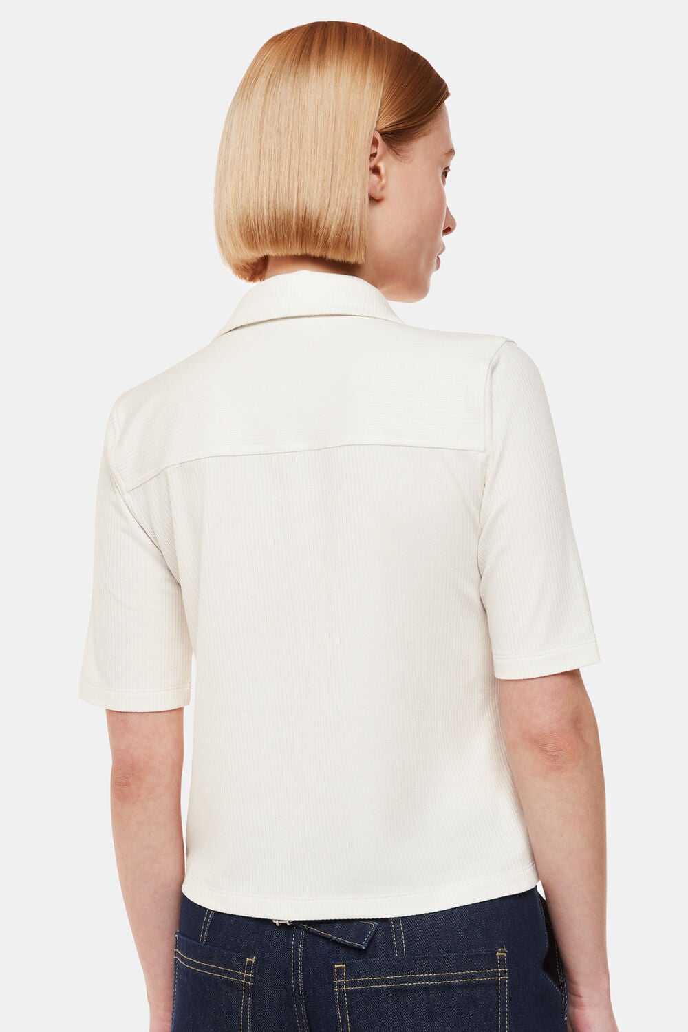 Grace Ribbed Polo