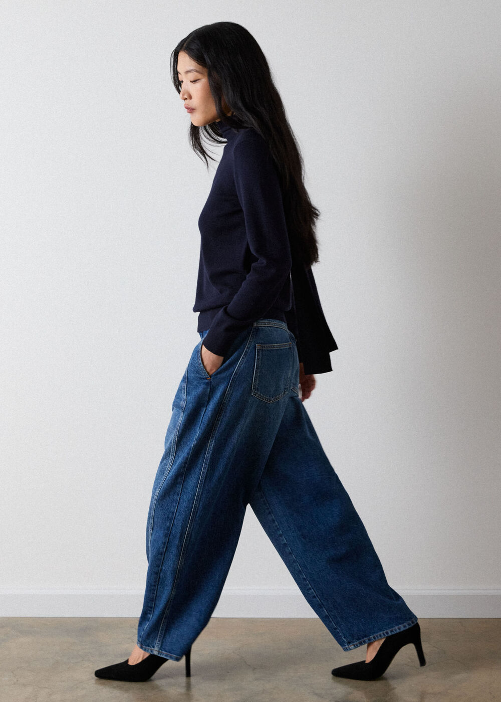 Tie Neck Detail Knit