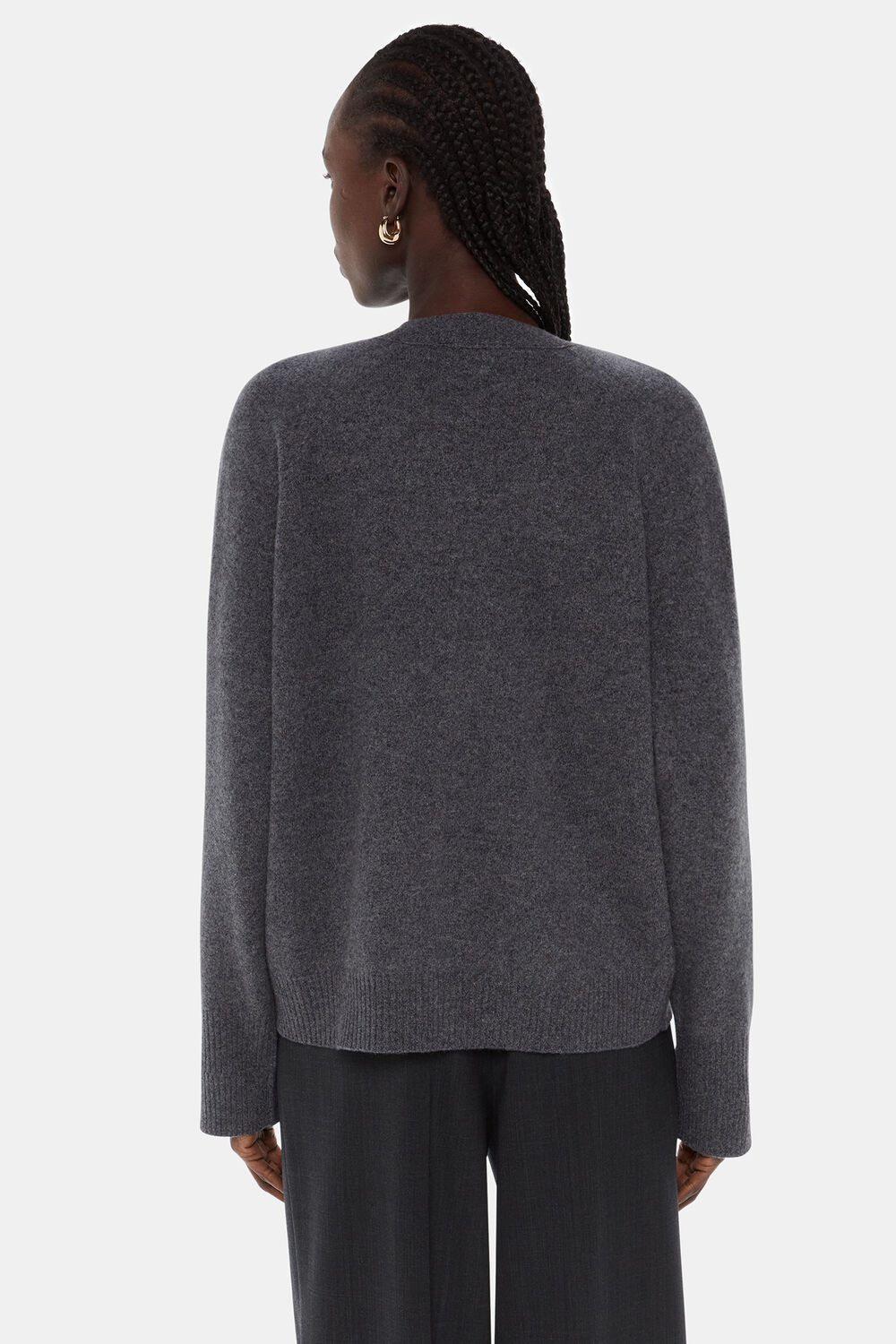 Wool Relaxed Pocket Cardigan