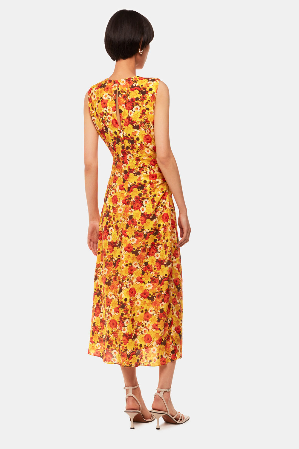 Photographic Daisy Midi Dress