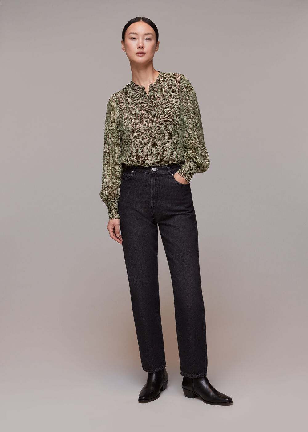 Charlotte Maze Print Blouse