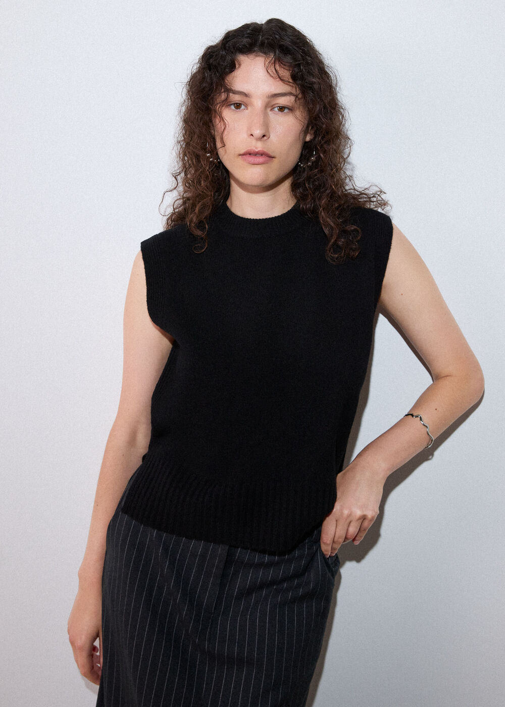 Wool Sleeveless Tank