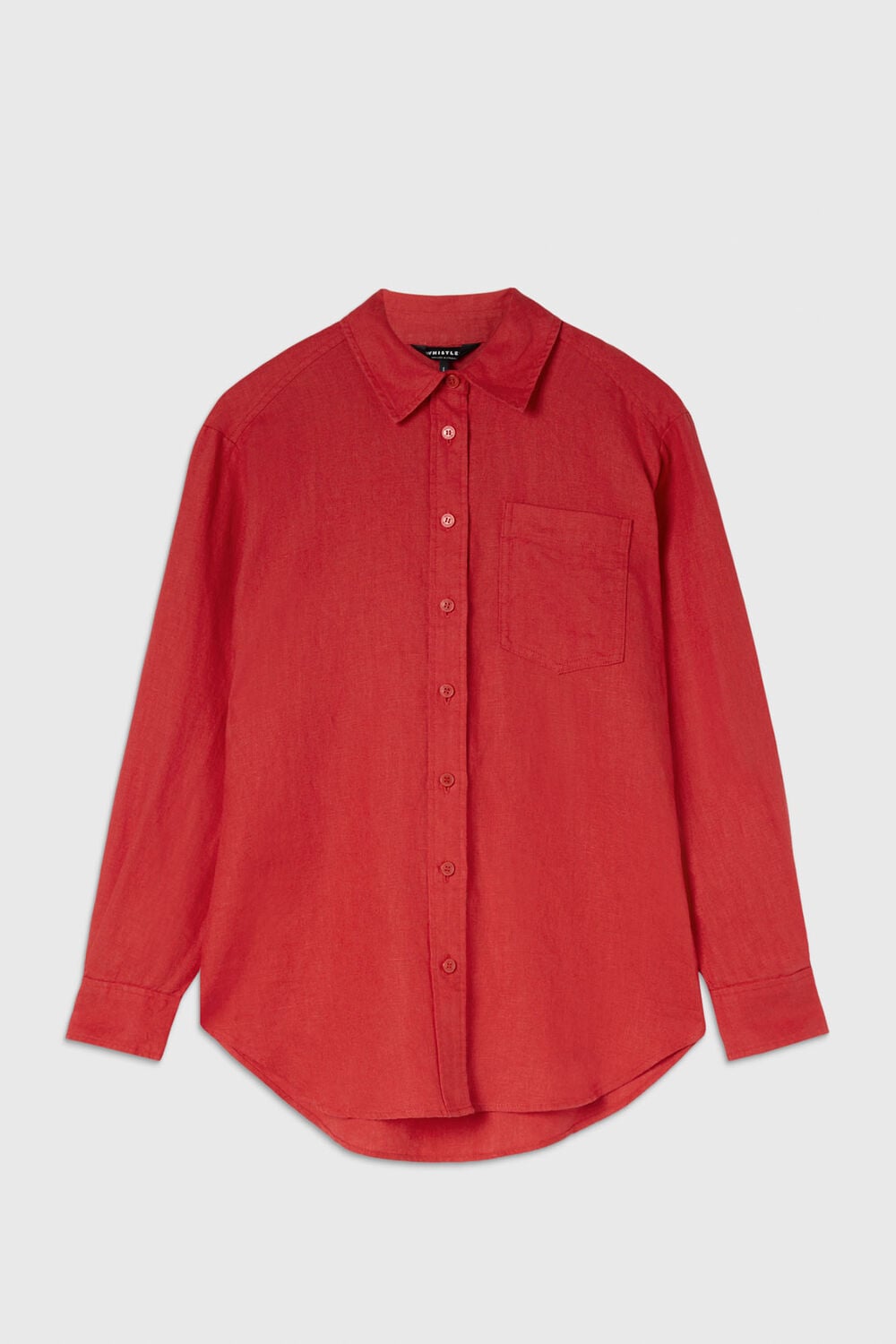 Red Ultimate Linen Shirt