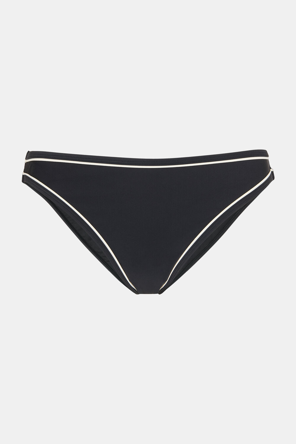 Black Piper Contrast Bikini Bottom
