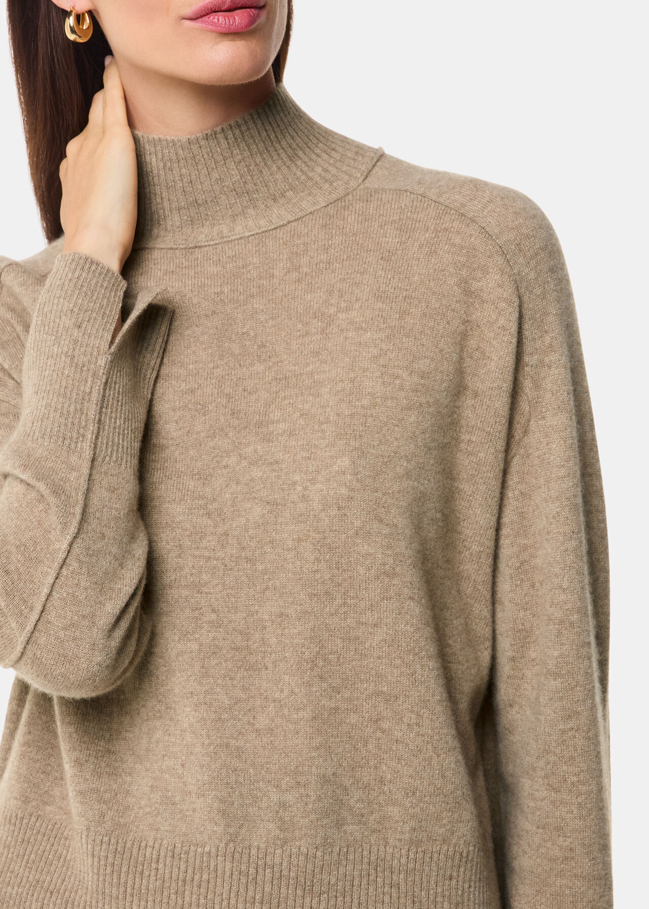 Cashmere Funnel Neck