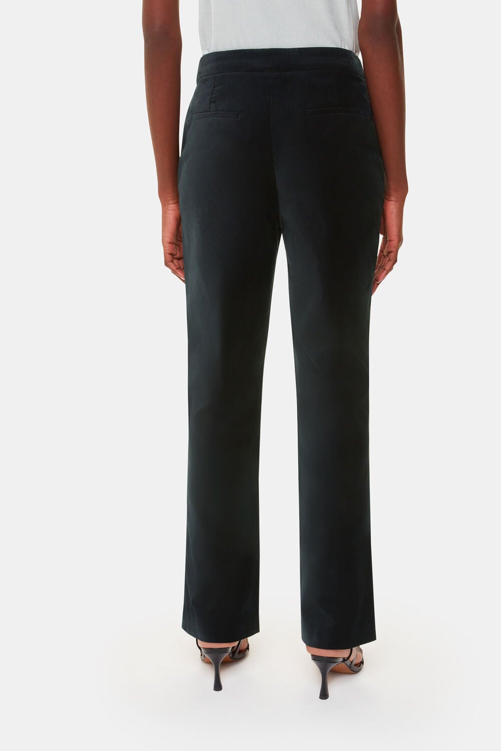 Helena Velvet Straight Trouser