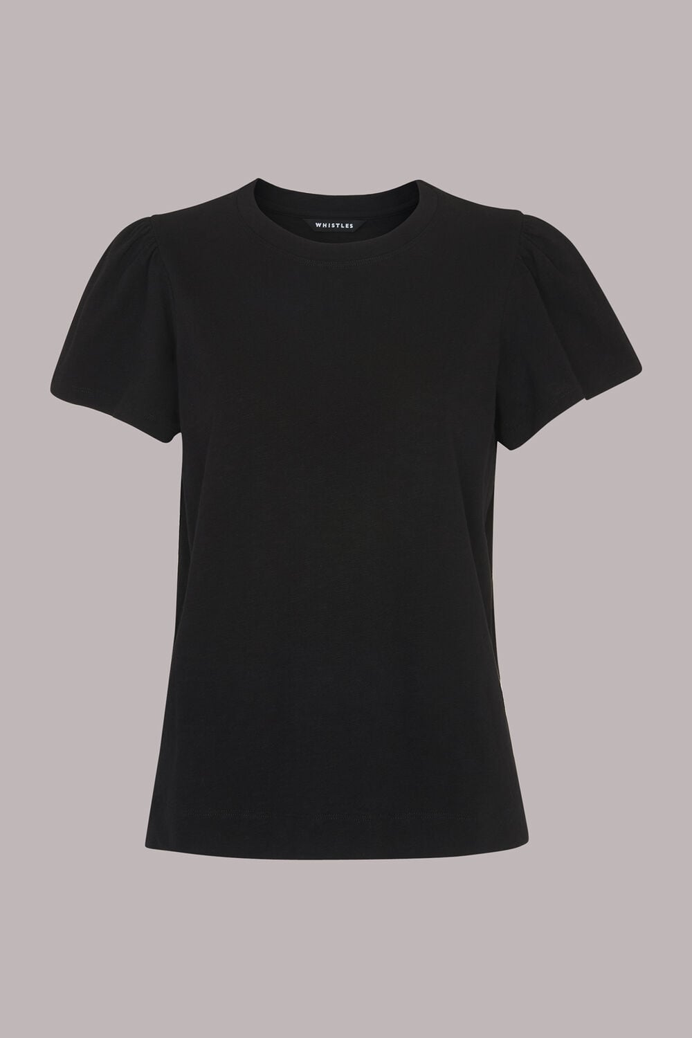 Cotton Frill Sleeve T Shirt