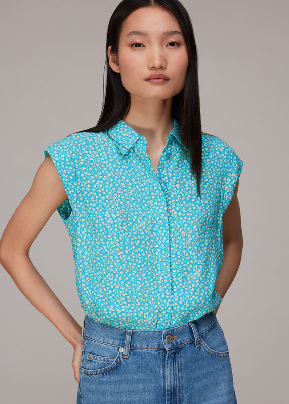 Flowerpod Sleeveless Shirt