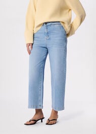 Stretch Straight Ankle Jean