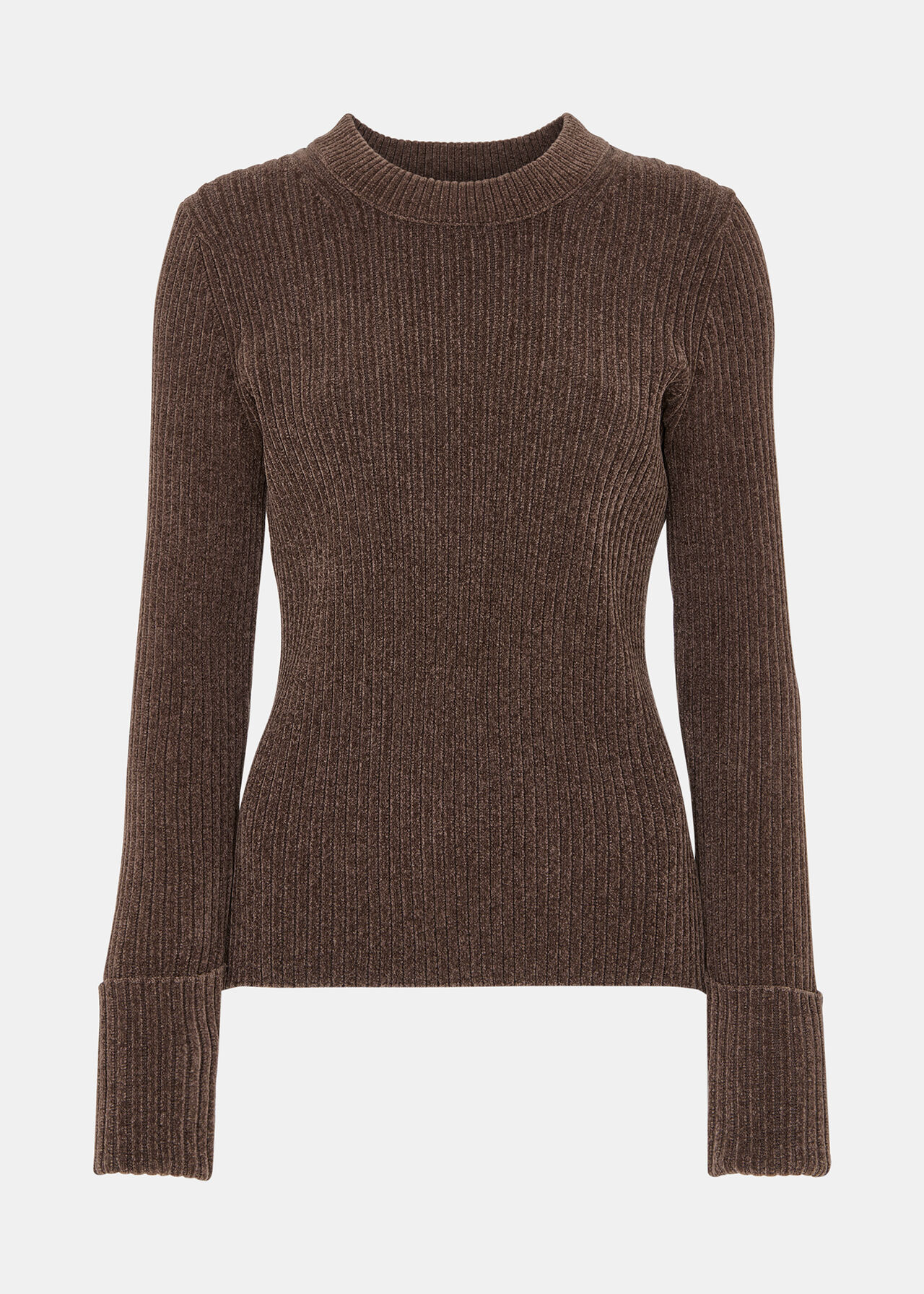 Chenille Rib Detail Knit